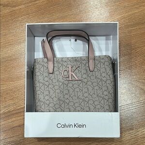 Calvin Klein Mini Bag in Pink and Gray